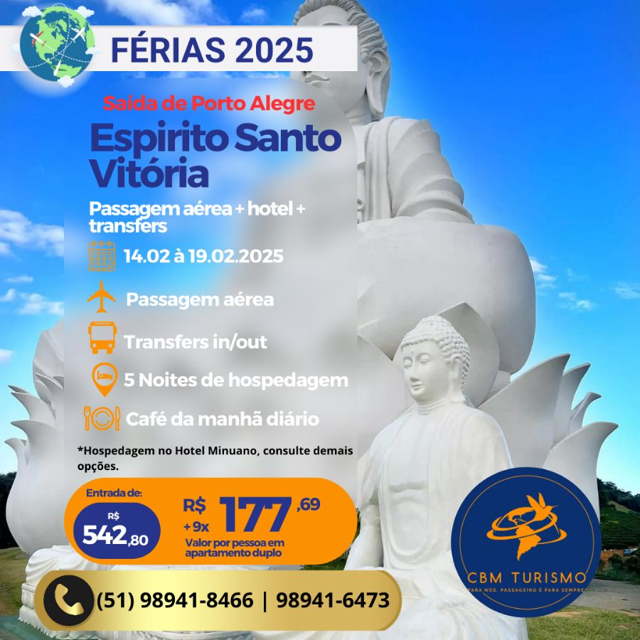 Férias 2025 em Vitória/ES